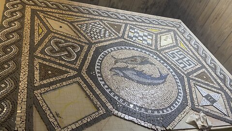 Megiddo mosaic replica