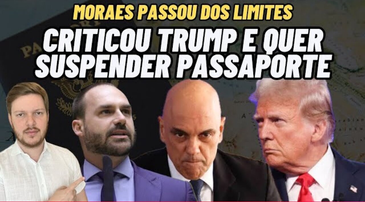 In Brazil, Moraes wants to suspend Eduardo Bolsonaro's passport.