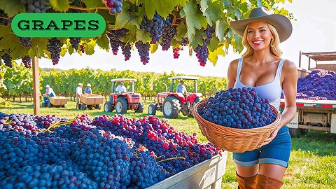 Discovering the Luxurious grapes