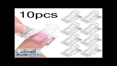 10 Pcs Poly Gel Finger Nail Extension LED Builder Clamps For Quick Review