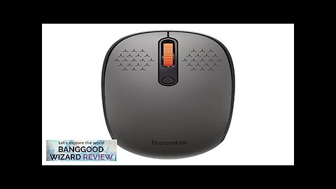 Baseus F01B Tri-mode Wireless Mouse 800/1200/1600DPI 250Hz Silent Click Ergonomics for PC Review