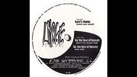 Kerri Chandler: Raw Grooves Two [1996]