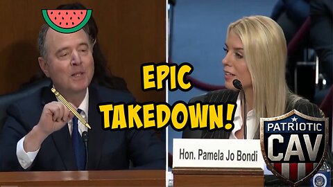 Pam Bondi CRUSHES Adam Schiff