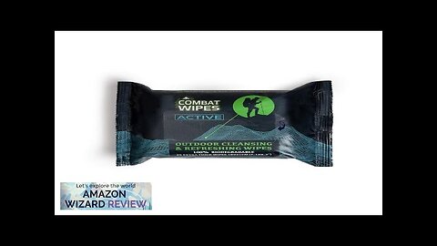 Combat Wipes ACTIVE Outdoor Wet Wipes Extra Thick Camping Gear Biodegradable Review