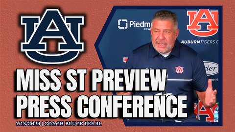 Bruce Pearl Previews Auburn vs Mississippi State | FULL PRESS CONFERENCE