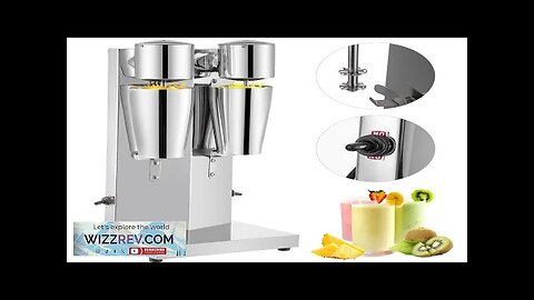 VEVOR Milkshake Maker Kit Stainless Steel Electric Milkshake Maker 180W Milkshake Machine Review