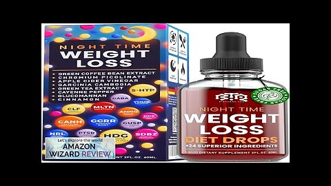 Night Time Weight Loss Diet Drops Appetite Control Fat Burner Metabolism Review