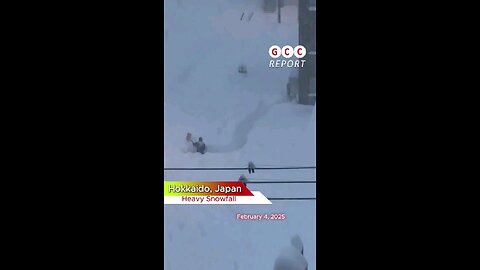 #Japan #Snowfall #Obihiro #Hokkaido #climate #destruction #anomaly #climatecrisis #weather