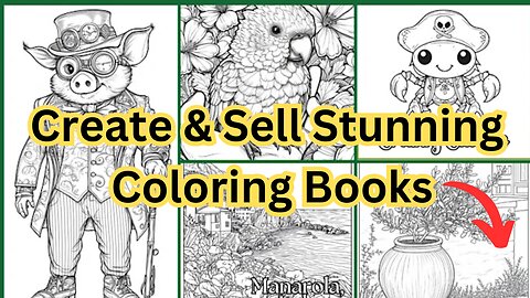 Custom Coloring Pages & Covers – Perfect for KDP & Etsy! 🎨📖"