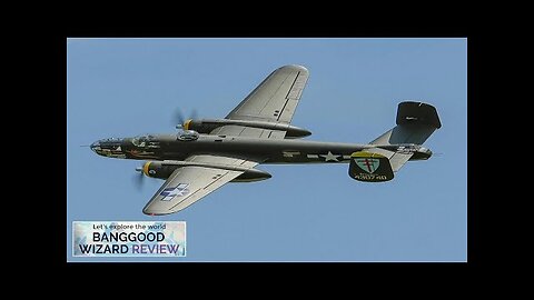 Freewing Flightline B-25J Mitchell 1600mm Wingspan WWII Bomber Flight EPO RC Airplane Review