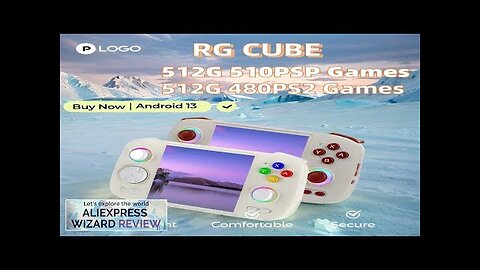 ANBERNIC RG Cube Retro Handheld Game Console 64bit Android 13 Unisoc T820 Review