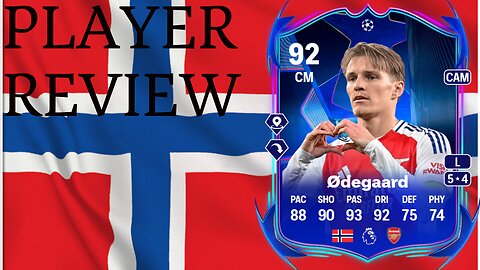 92 RTTF Odegaard Player Review! FC 25