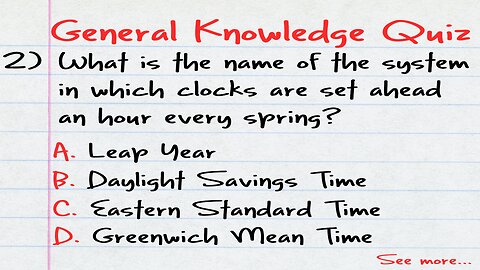 General Knowledge Quiz