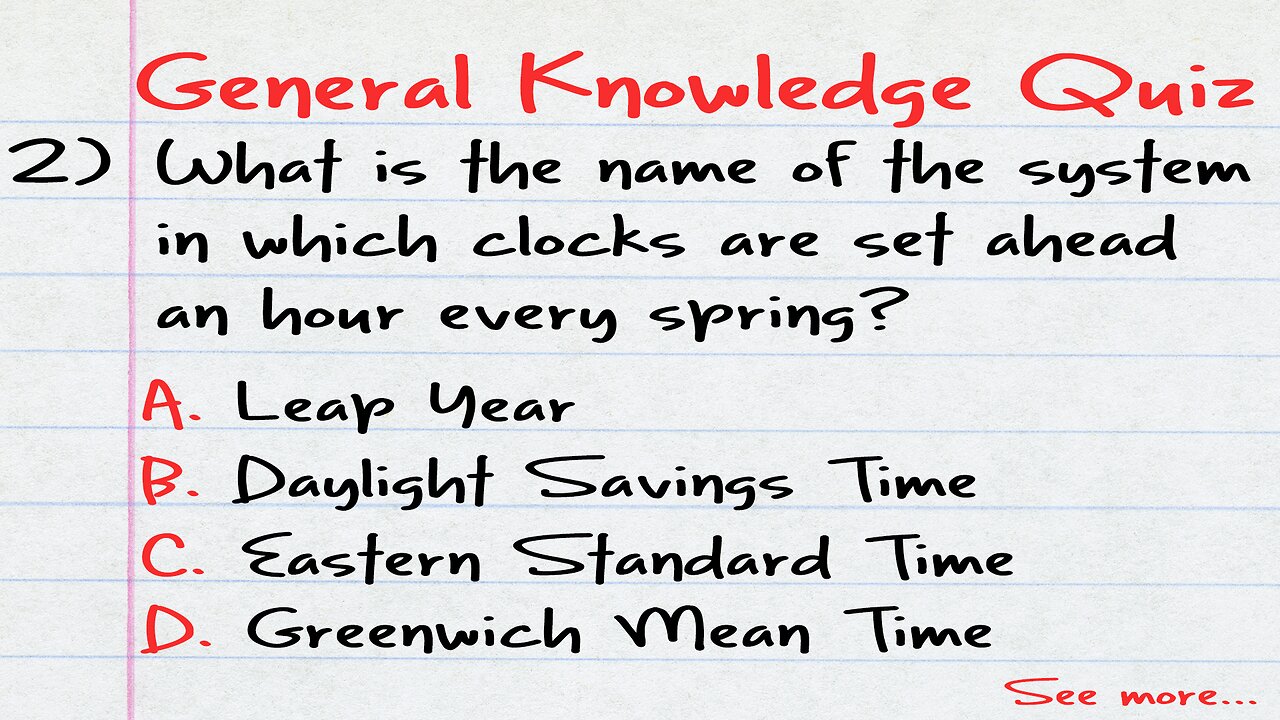 General Knowledge Quiz