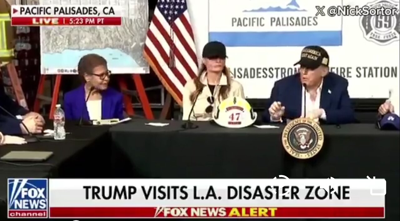 Trump in California...