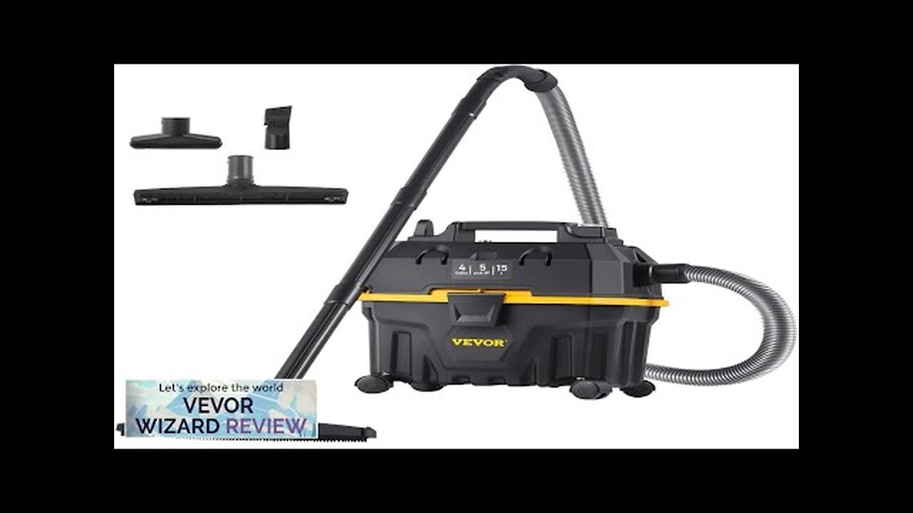 VEVOR Wet Dry Vac 4 Gallon 5 Peak HP 3 in 1 Review