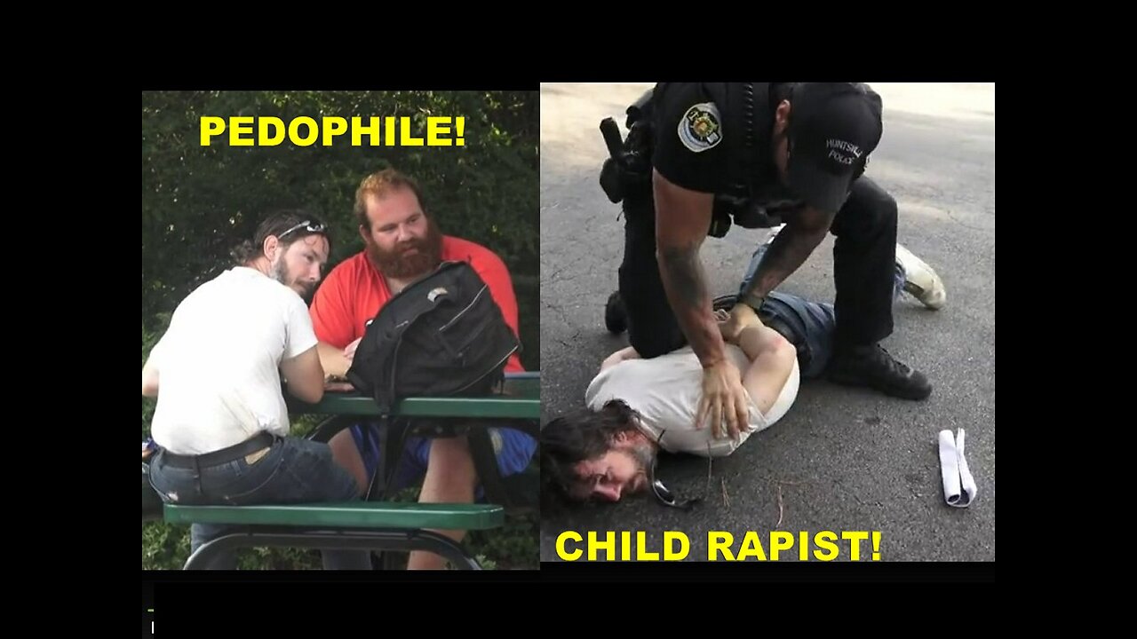 Sick Pedophile Child Rapist With Terrible Attitude Gets Body Slammed By Cops!