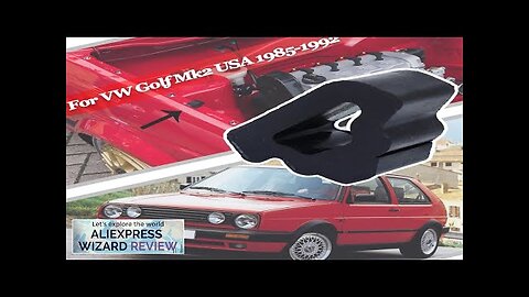 Engine Cover Bonnet Wing Guide Rubber For VW Golf Mk2 USA Hood Review