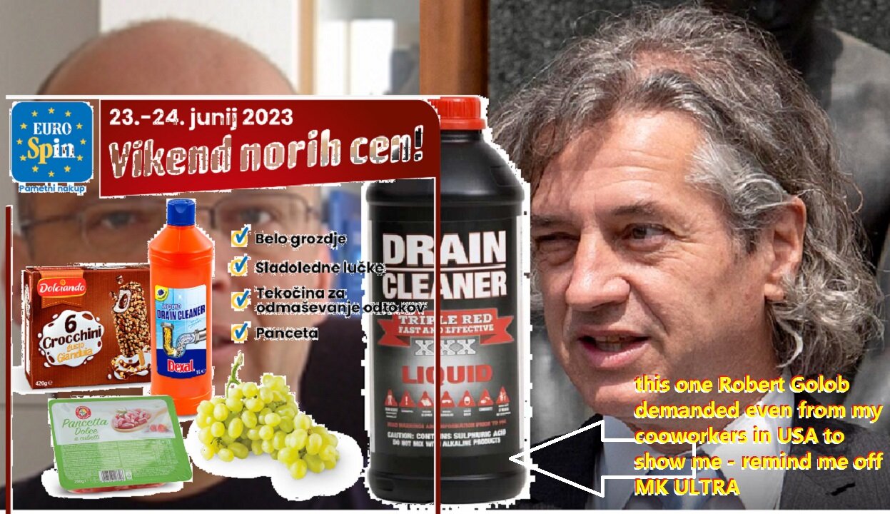 Milan Kucan ROOT BEER COMBINATION cola with drain cleaner MIX