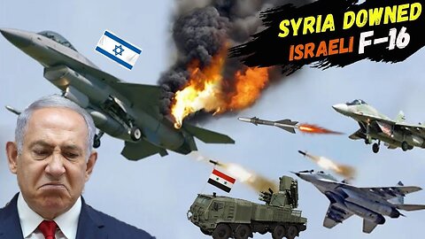 Syria Shot Down ISRAELI F-16 That Was Hiding Behind a Passenger Jet┃UKR Admitted That F16 Was Downed