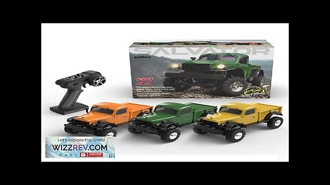 UDIRC UCX2401 SALVATOR RTR 1/24 2.4G 4WD RC Car Rock Crawler Off-Road Review