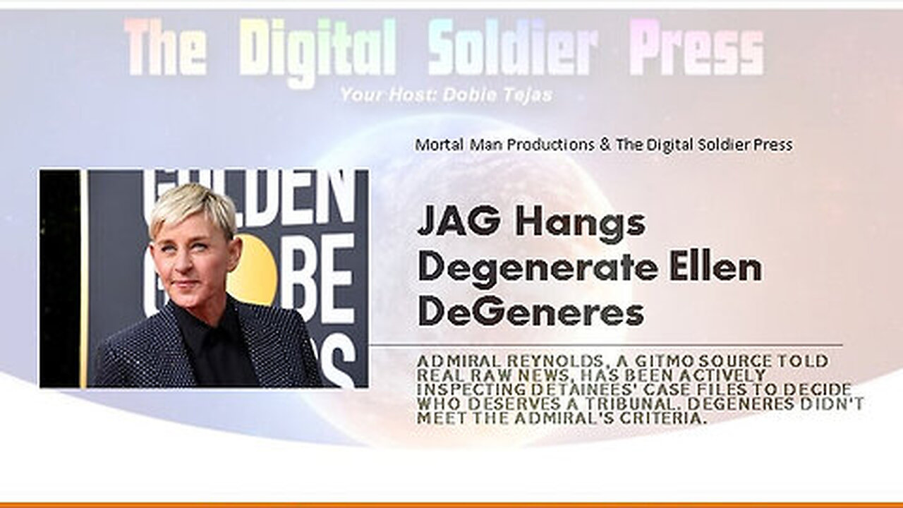 JAG Hangs Degenerate Ellen DeGeneres on Feb 10, at GITMO