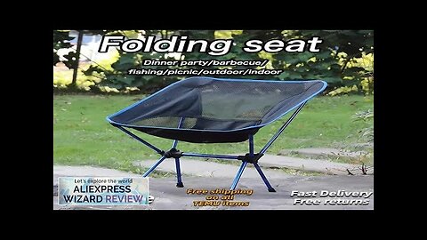 New Detachable Portable Folding Moon Chair Outdoor Camping Chairs Beach Fishing Chair Review