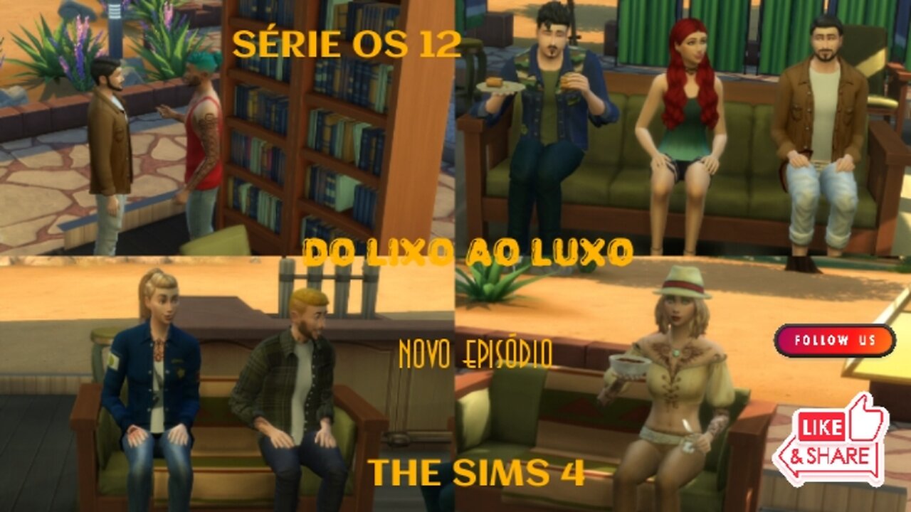 DO LIXO AO LUXO THE SIMS 4 8 SIMS #8 PATRICK CHEGA AO NÍVEL MÁXIMO DE PESCA 🎣 E INICIAMOS VENDAS