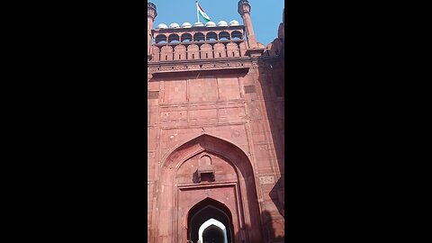 India's historical fort Red Fort in Old Delhi