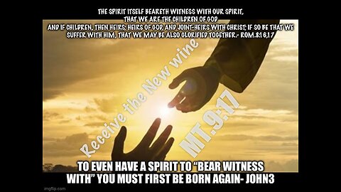 AMAZING HOW THE NEW BIRTH AND THE HOPE OF RESURRECTION IN A ONE A ONE SENTENCE PARABLE- Mt.9:17