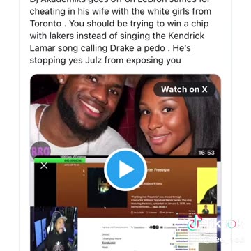 Akademics Claims Drake Helped LeBron James To Cheat On Wife!