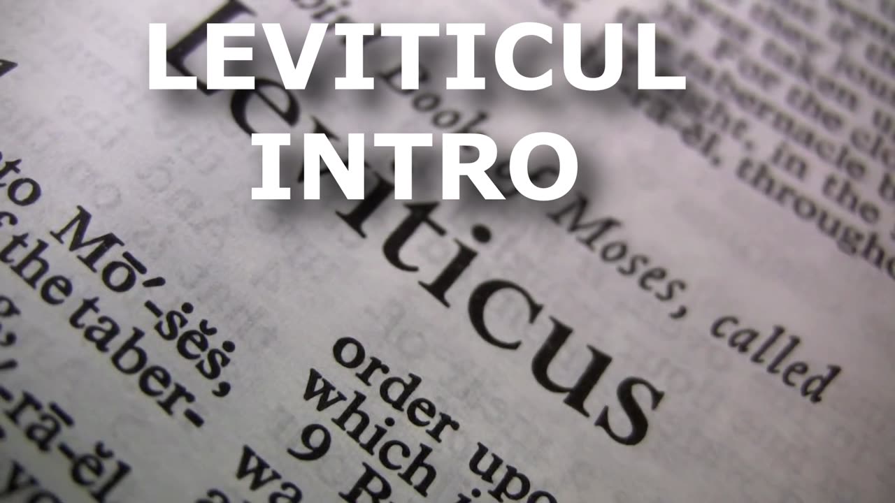 Leviticul Intro | Itinerar Biblic | Episodul 168