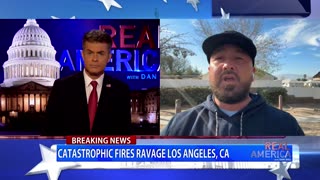 REAL AMERICA -- Dan Ball W/ Anthony Aguero, Update On California Wildfires & Cleanup, 1/16/25