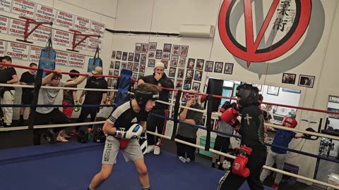 Joey sparring Jimmy 5. 2/11/25