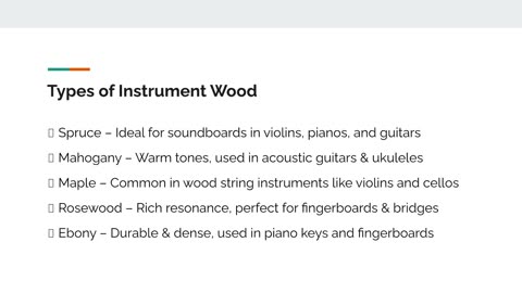 Instrument Wood: The Foundation of Great Sound