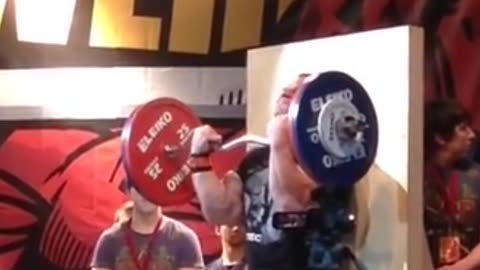 Denis Cyplenkov 113kg Strict Curl World Record