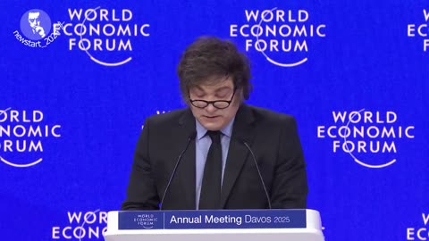 Davos - Milei Exposes UK's Alleged Cover-Up and EU's Election Meddling