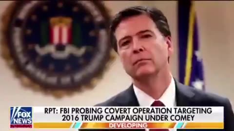 Kash Patel's FBI is investigating former FBI Director James Comey for placing 2 undercover FBI agents in the 2016 Trump campaign, with orders to sleep with Trump's associates to gather DIRT.