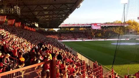 Union Berlin vs Borussia Dortmund splendid atmosphere