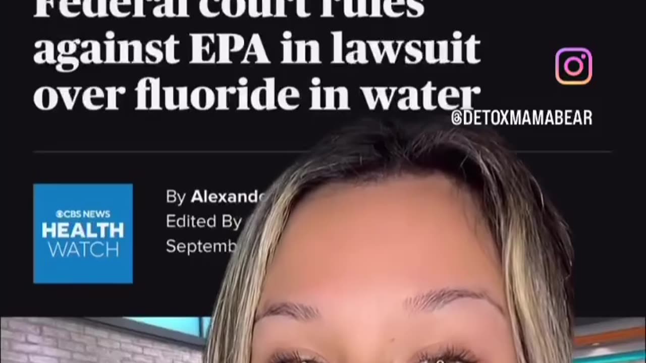 ⛔️Federal court rules against EPA in lawsuit over fluoride in water