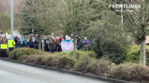 Trans activists are protesting outside Seattle Children’s Hospital after they