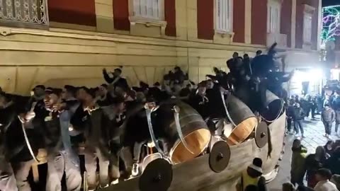 Macerata Campania (CE) - Bottari - I carri di Sant’Antuono -2- (18.01.25)