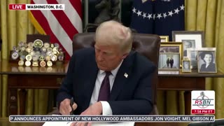 PRESIDENT DONALD J. TRUMP SIGNS ADDITIONAL EXECUTIVE ORDERS IN THE OVAL OFFICE
