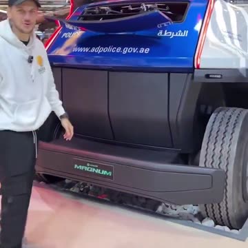 This new concept police car in Abu Dhabi 👀