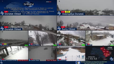 Ukraine Live - 24/7 Multiple Live Camera coverage of Ukraine with News Updates