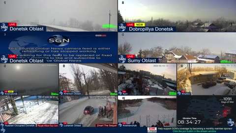 Ukraine Live - 24/7 Multiple Live Camera coverage of Ukraine with News Updates