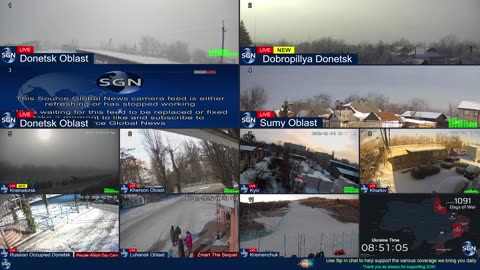 Ukraine Live - 24/7 Multiple Live Camera coverage of Ukraine with News Updates