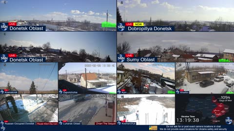 Ukraine Live - 24/7 Multiple Live Camera coverage of Ukraine with News Updates