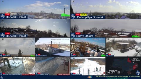 Ukraine Live - 24/7 Multiple Live Camera coverage of Ukraine with News Updates