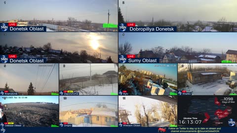 Ukraine Live - 24/7 Multiple Live Camera coverage of Ukraine with News Updates